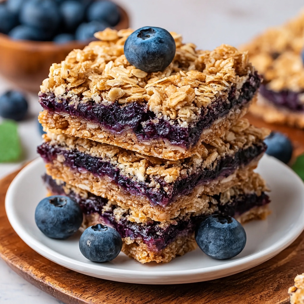 Blueberry Oatmeal Bars Recipe - Recipe Image