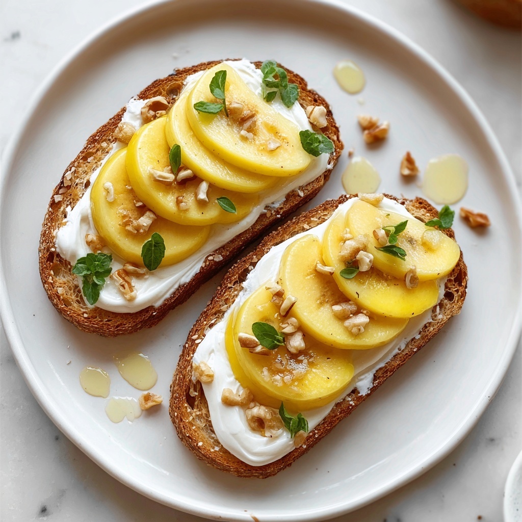 Irresistibly Easy Apple and Goat Cheese Crostini with Walnuts and Thyme Recipe - Recipe Image