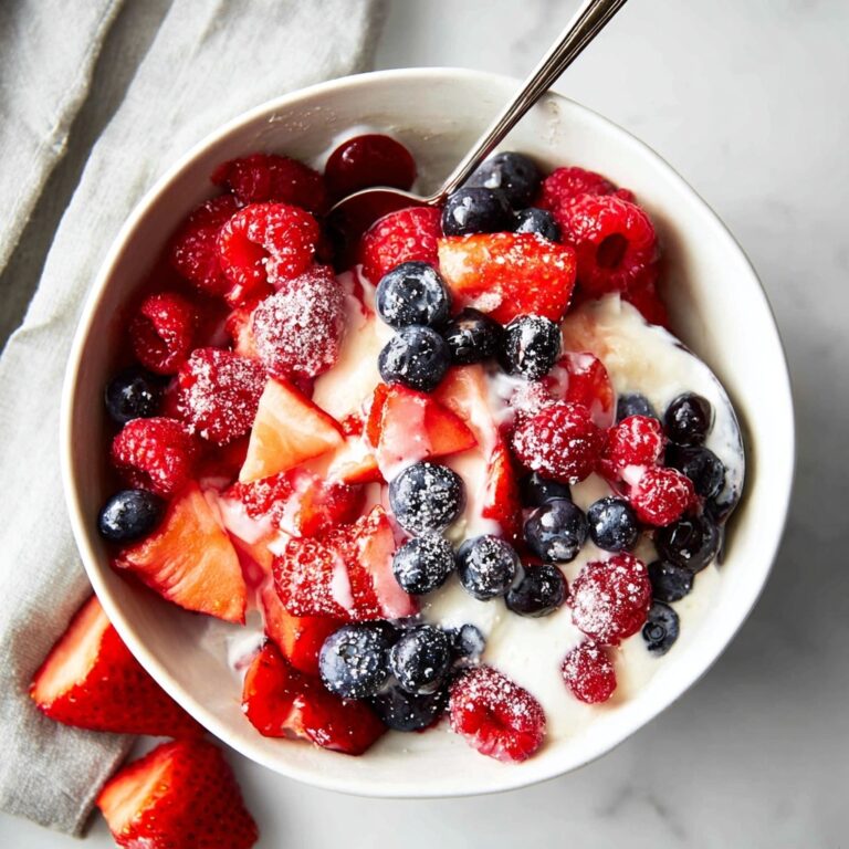 Greek Yogurt Berry Fruit Salad Recipe