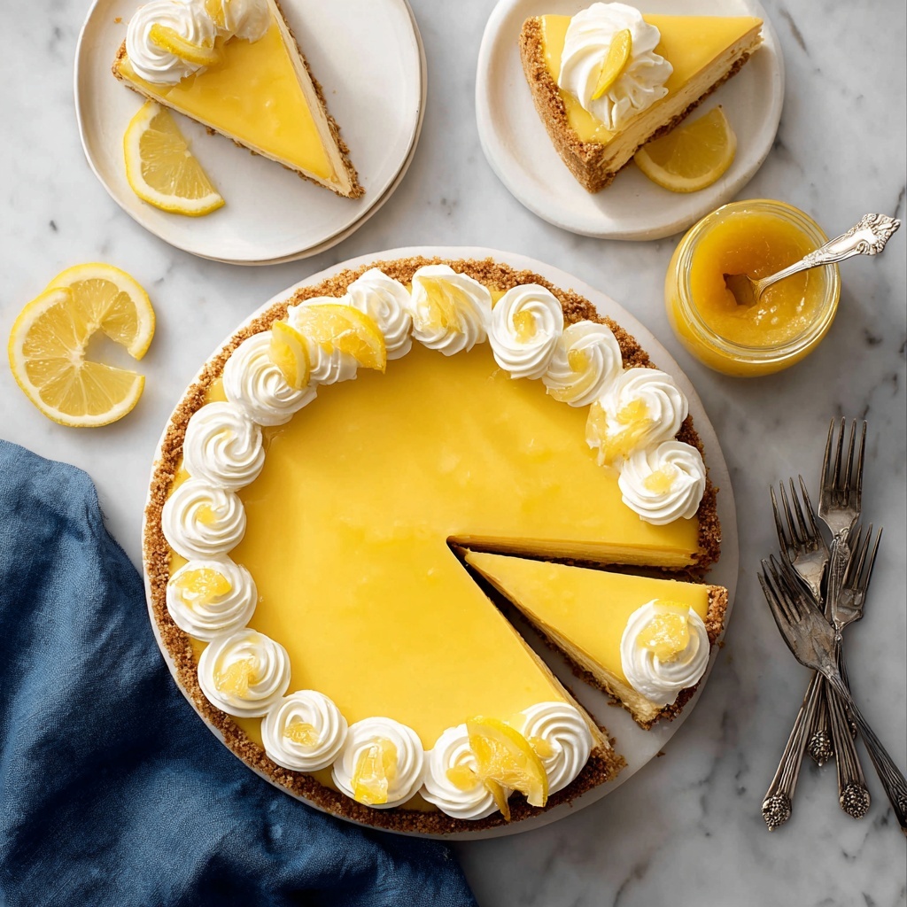 No Bake Lemon Cheesecake Recipe - Recipe Image
