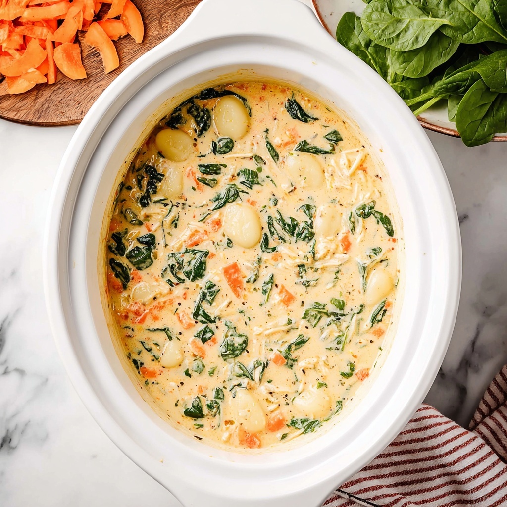 Crockpot Chicken Gnocchi Soup Recipe - Recipe Image