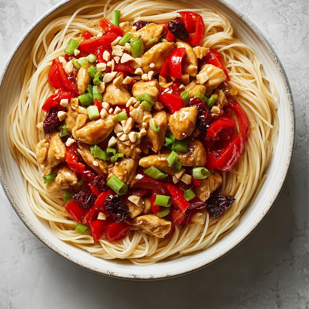 Kung Pao Chicken Noodles Recipe - Recipe Image