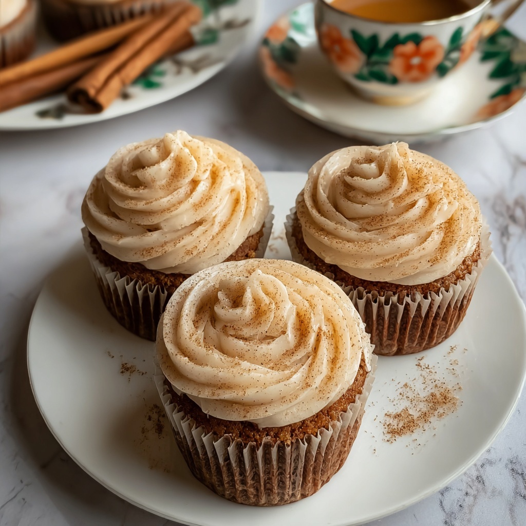 Vanilla Chai Pumpkin Spice Latte Cupcakes Recipe - Recipe Image