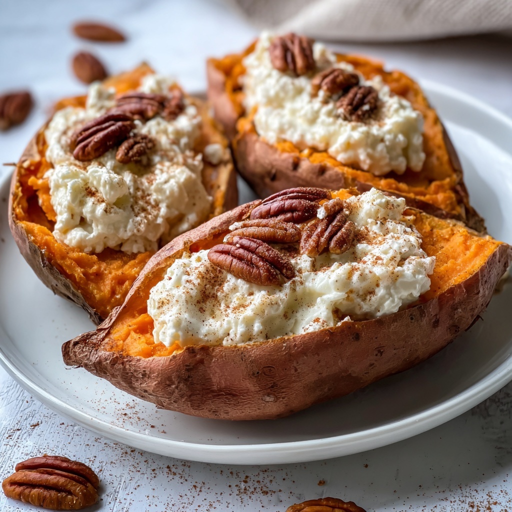 Fluffy Cinnamon Butter Baked Sweet Potato Recipe - Recipe Image