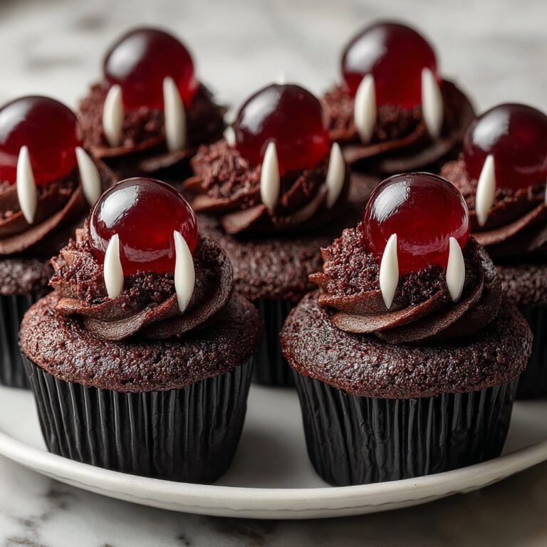 Halloween Vampire Bite Cupcakes Recipe