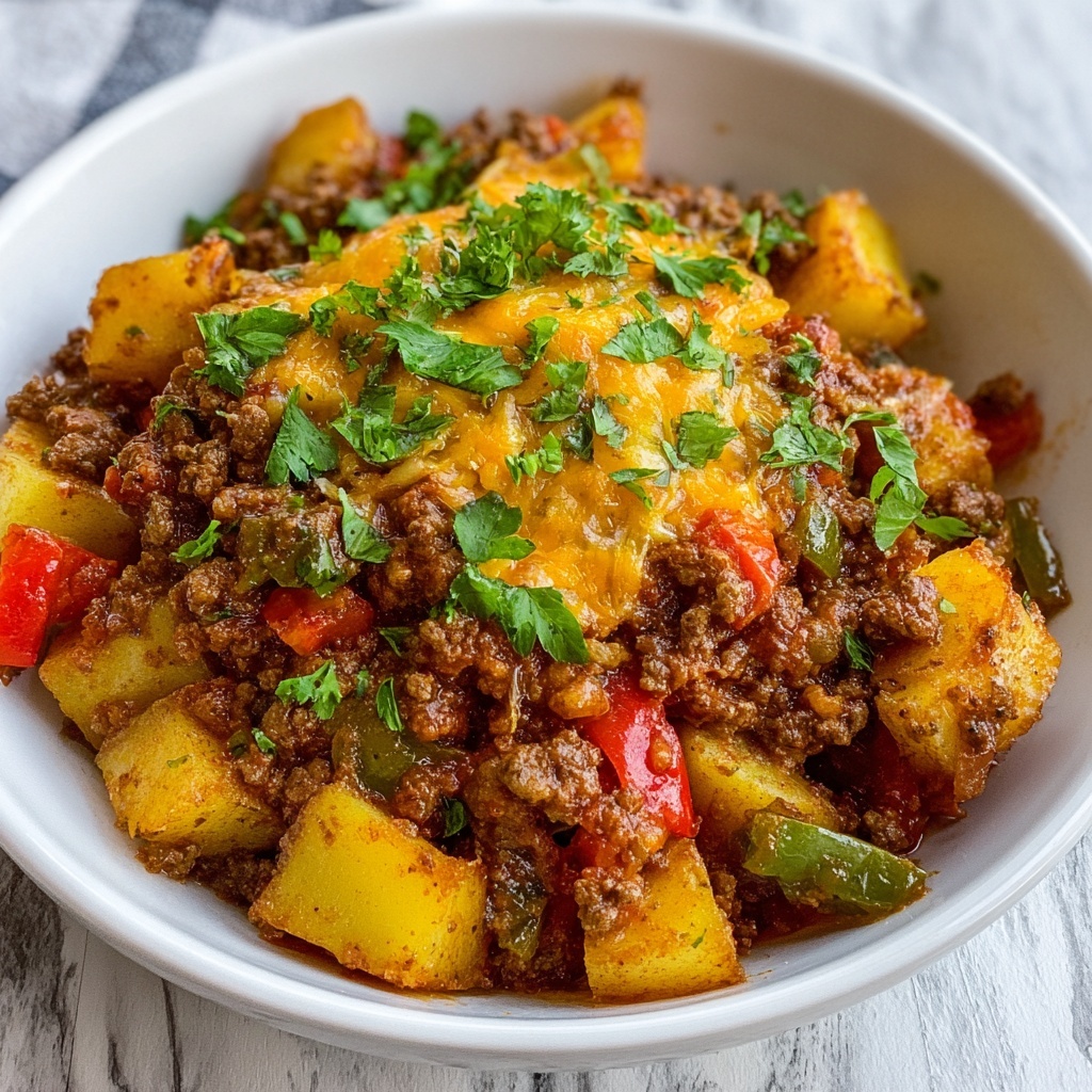 Sloppy Joe Potato Skillet Recipe - Recipe Image
