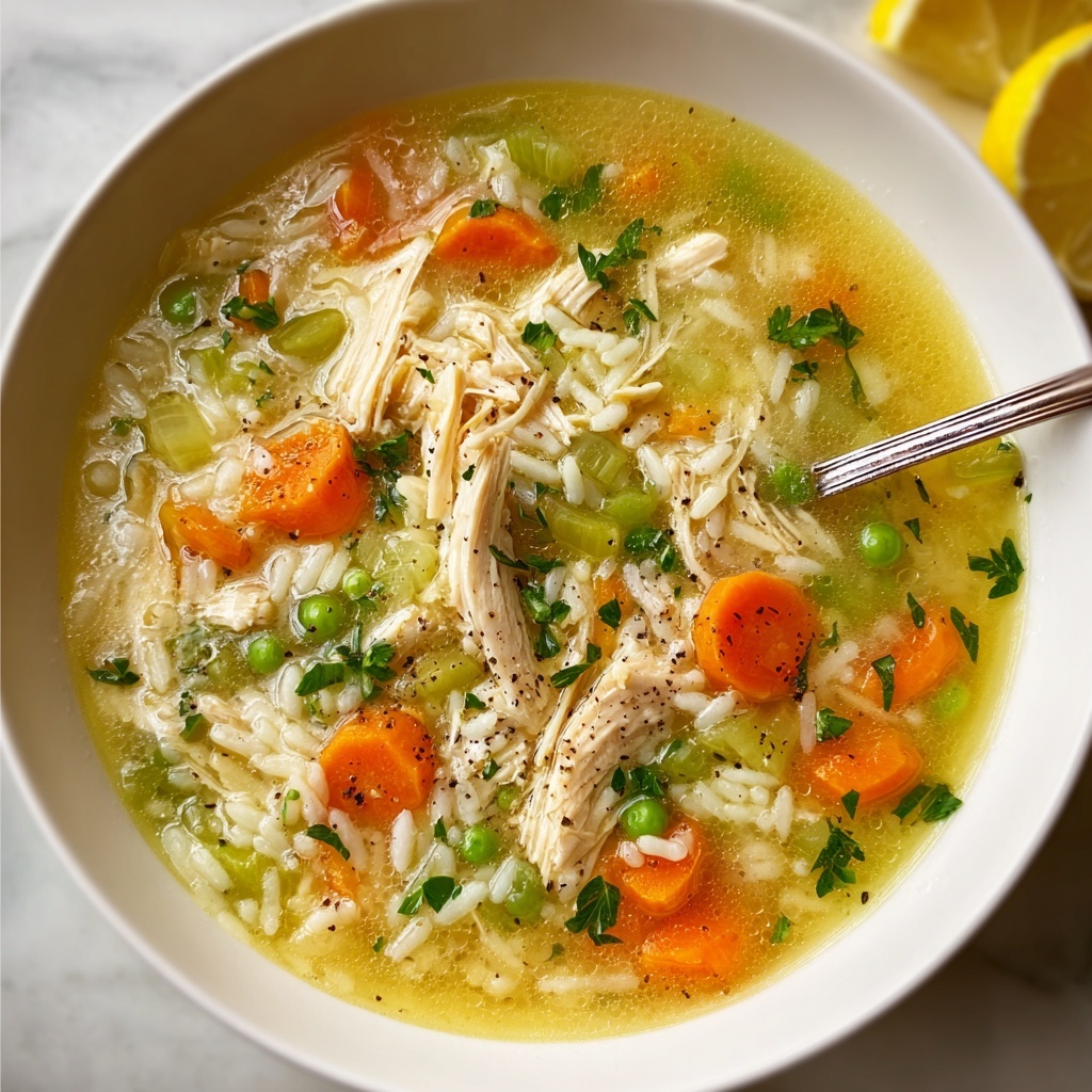 Homemade Chicken and Rice Soup Recipe - Recipe Image