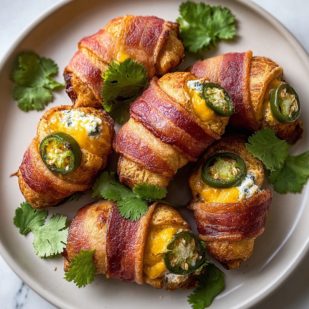 Jalapeño Popper Pigs in a Blanket Recipe - Recipe Image