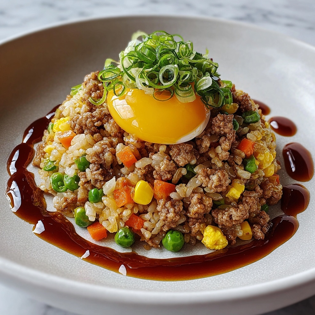 Ground Chicken Fried Rice Recipe - Recipe Image