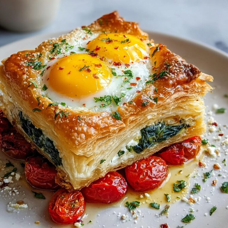 Baked Eggs Napoleon Recipe