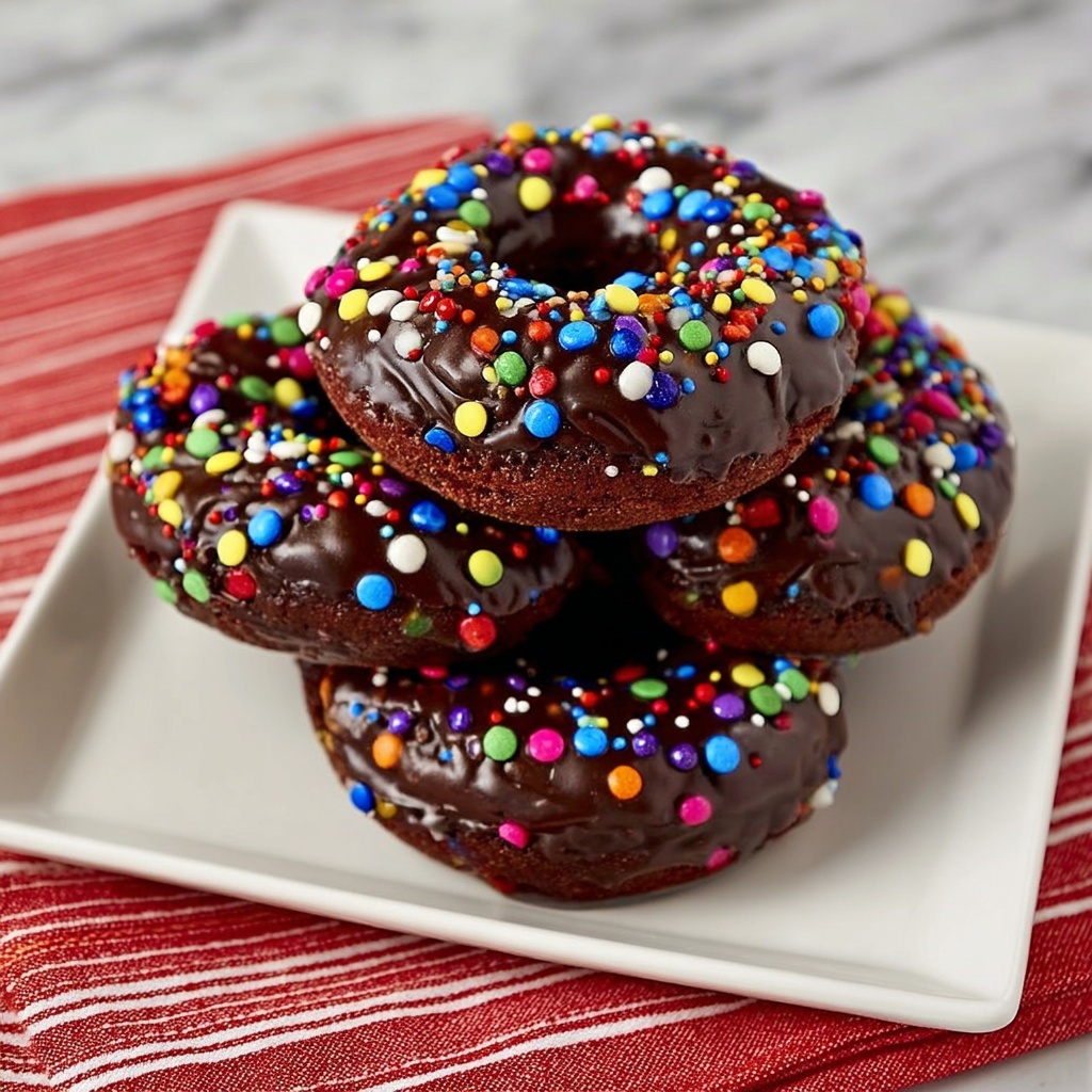 Cosmic Brownie Donuts Recipe - Recipe Image