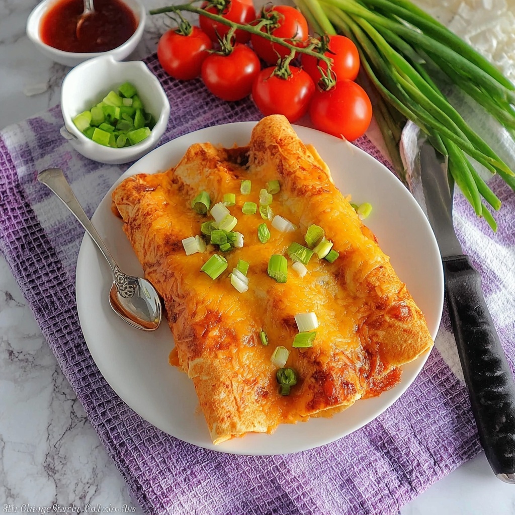 Air Fryer Chicken Enchiladas Recipe - Recipe Image