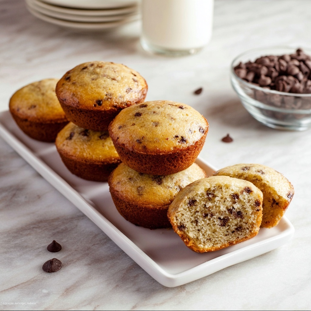 Chocolate Chip Banana Muffin Tops Recipe - Recipe Image