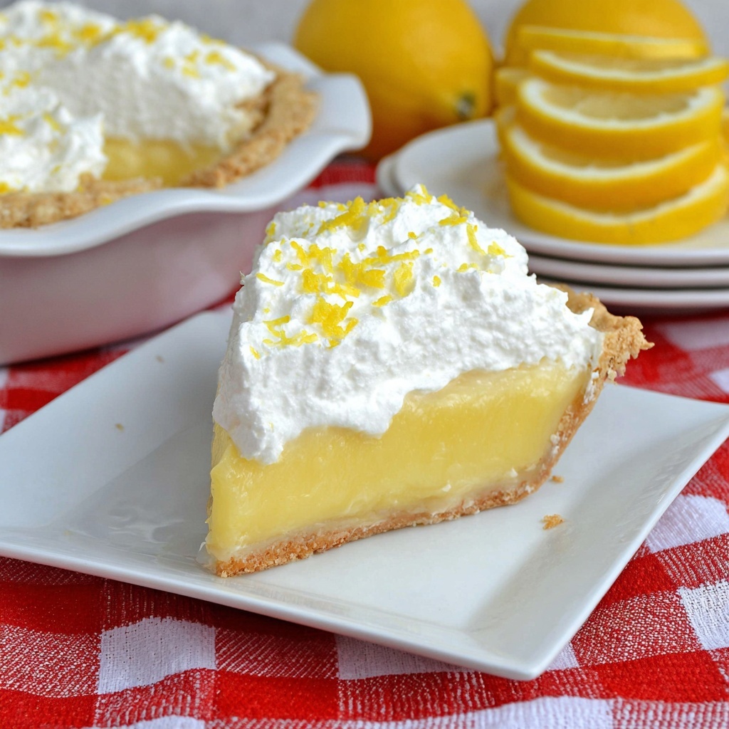 Blender Lemon Pie Recipe - Recipe Image