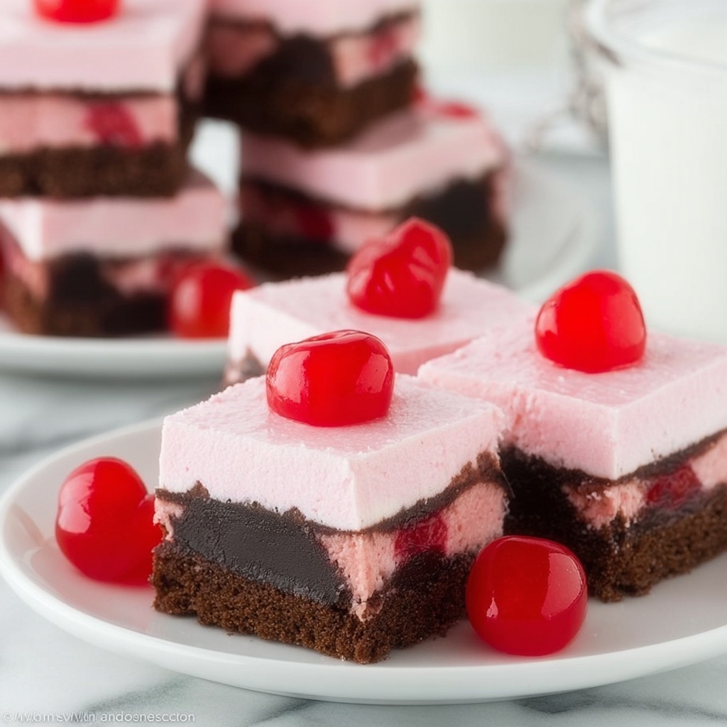 Chocolate Covered Cherry Fudge Recipe - Recipe Image
