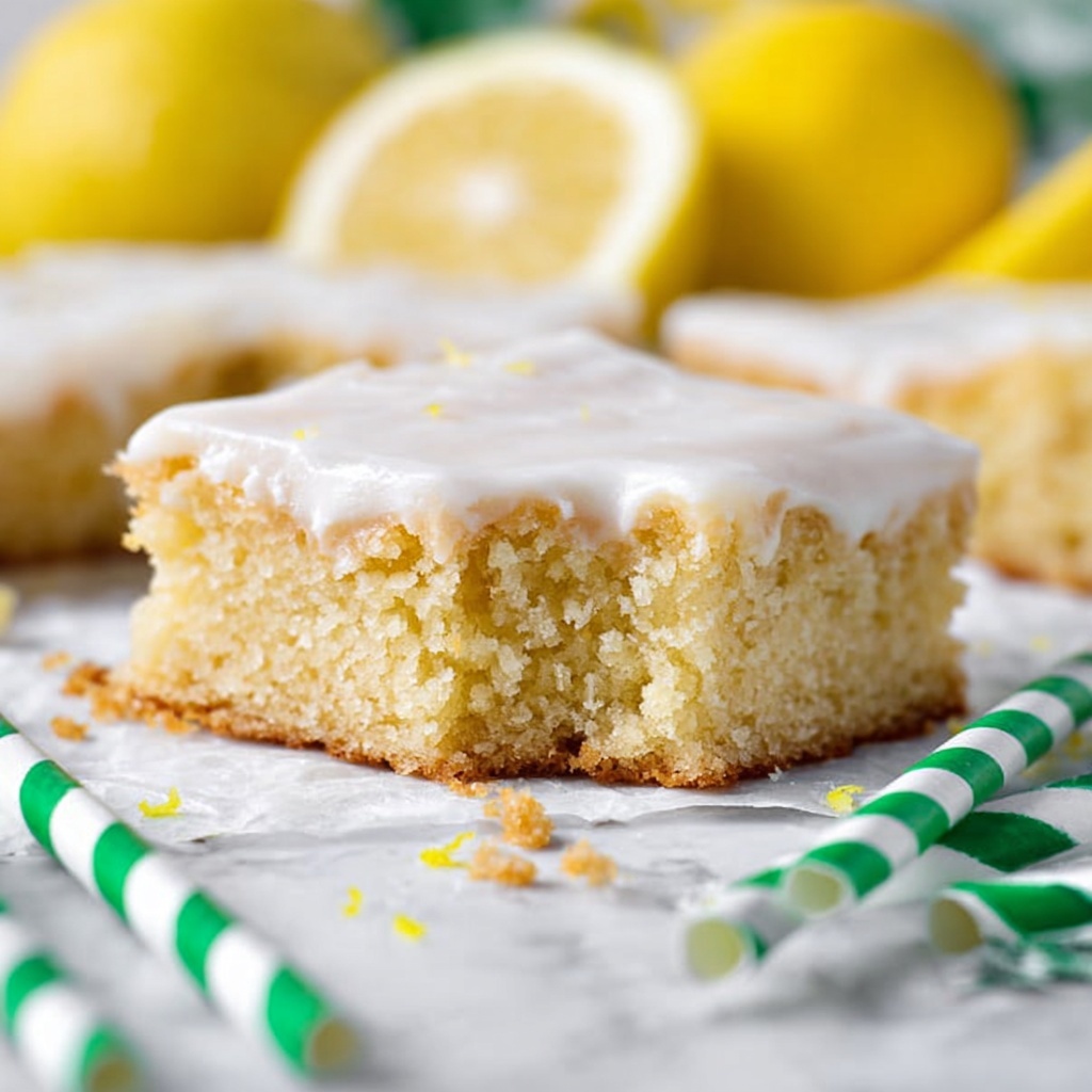 Lemon Cookie Bars Recipe - Recipe Image