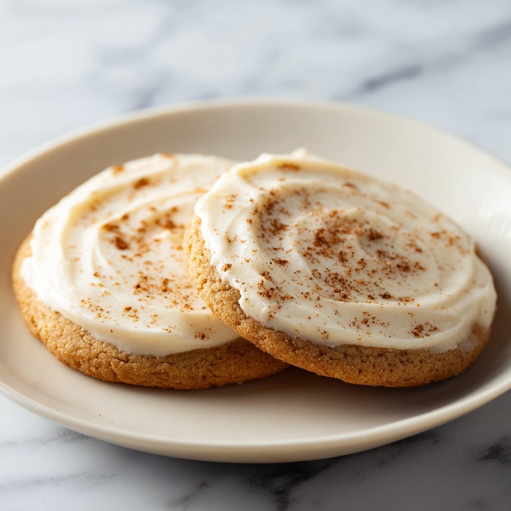 Pumpkin Cookies with Cream Cheese Frosting Recipe - Recipe Image