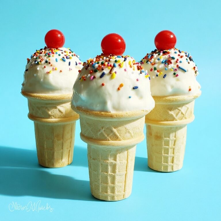 Ice Cream Cake Pop Cones Recipe