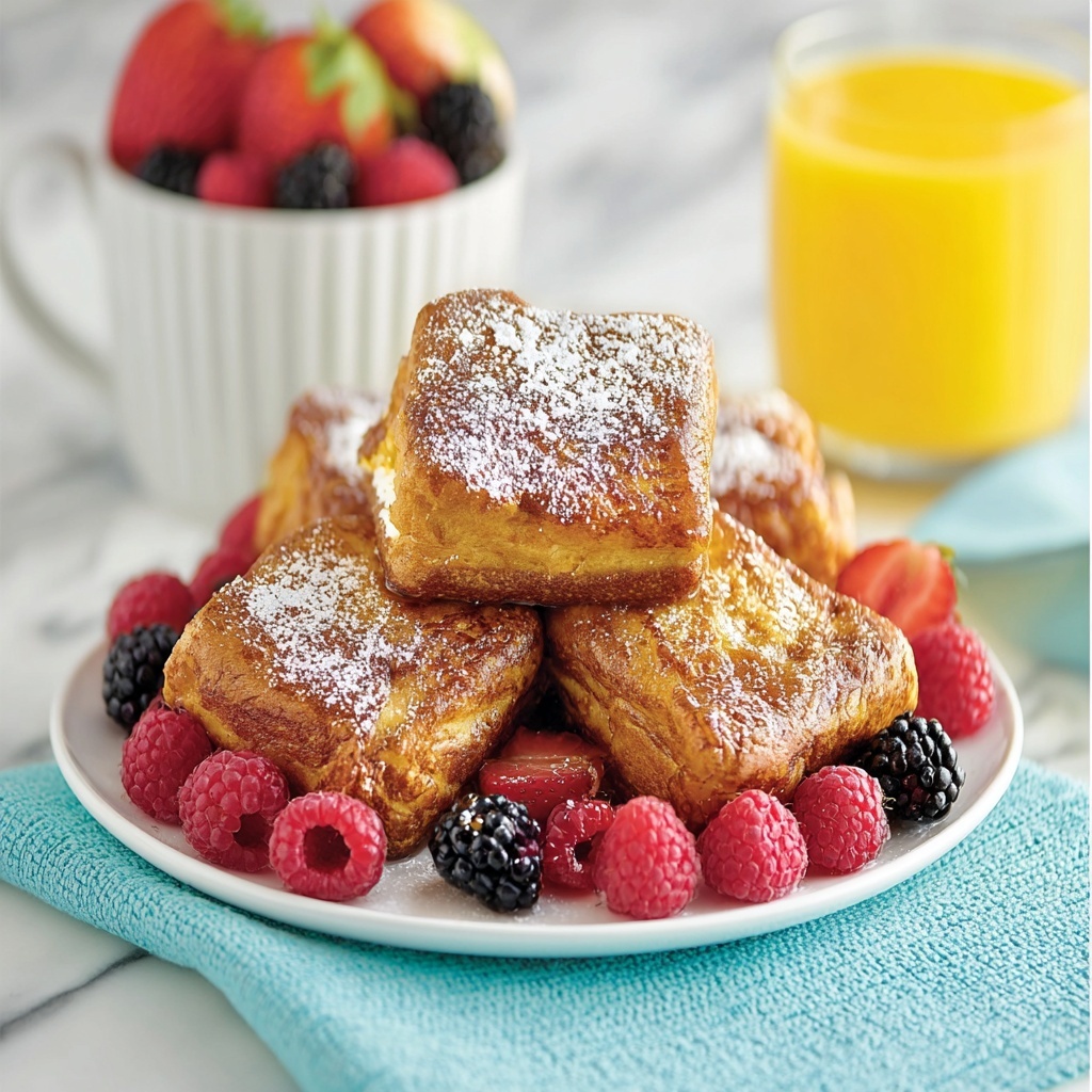Hawaiian Roll French Toast Recipe - Recipe Image