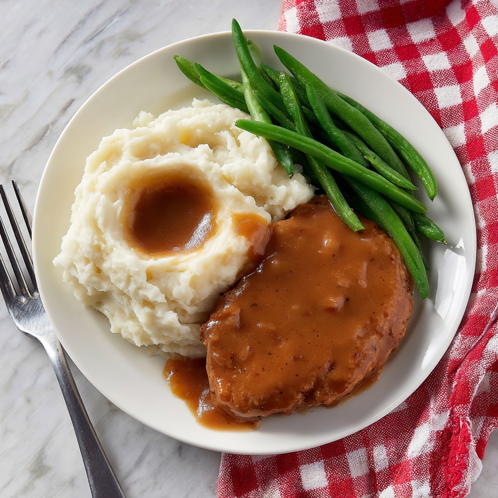 Crock Pot Cube Steak with Rich Onion Gravy Recipe - Recipe Image