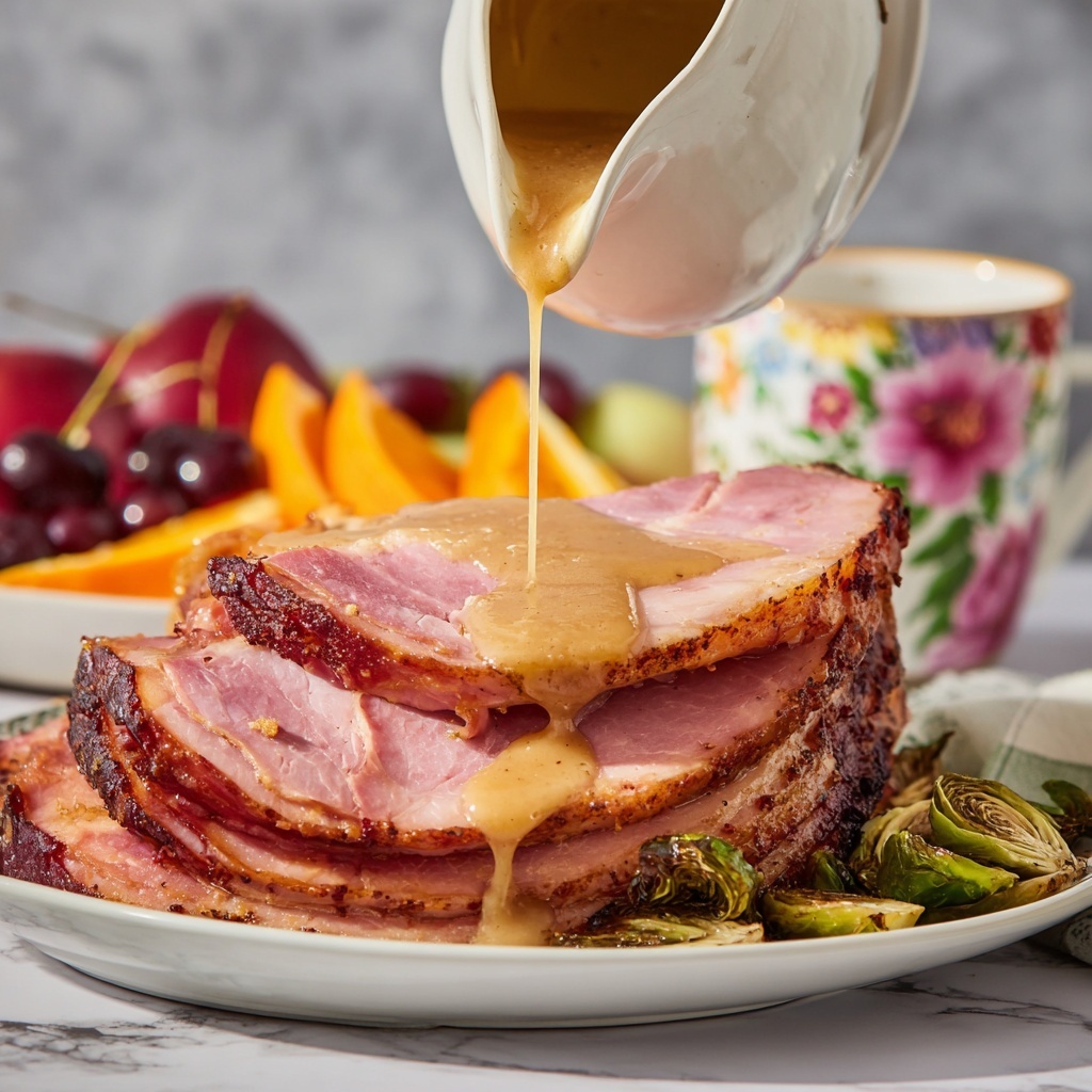 Ham Drippings Gravy Recipe - Recipe Image