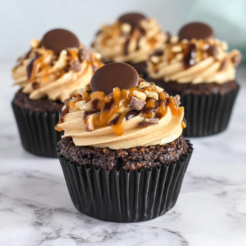 Snickers Cupcakes Recipe - Recipe Image