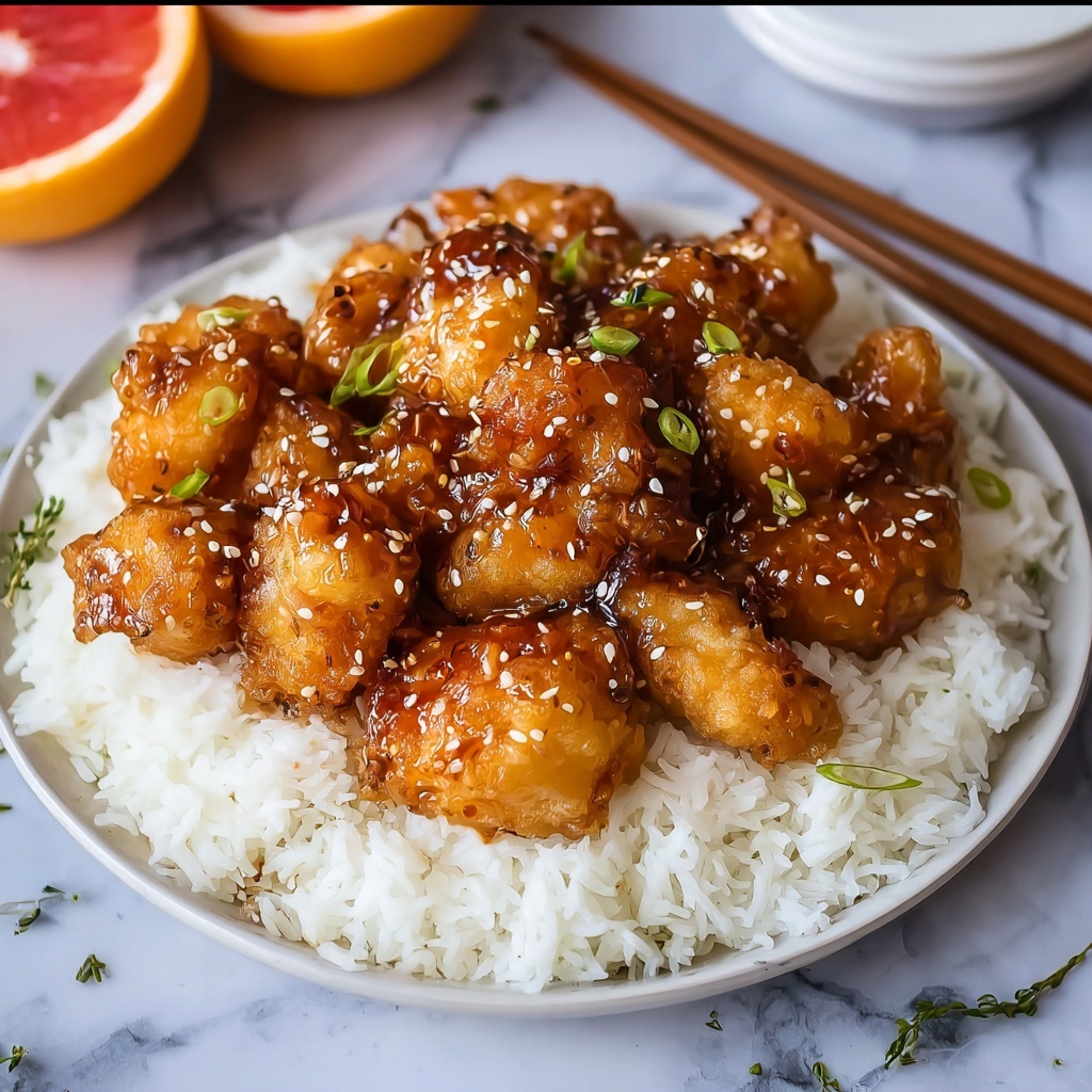Homemade Panda Express Orange Chicken Recipe - Recipe Image
