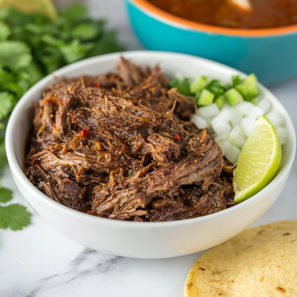 Hearty Beef Birria with Traditional Chilies and Rich Broth Recipe - Recipe Image