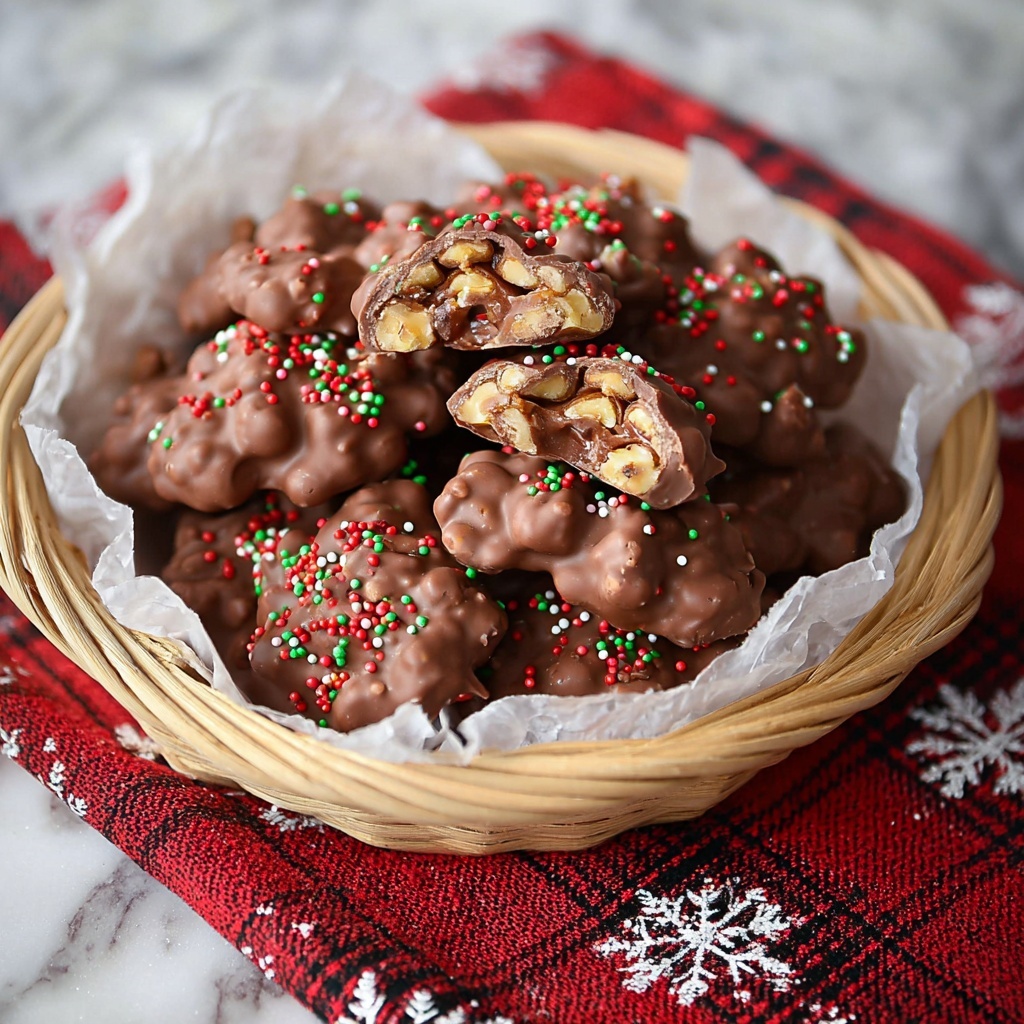 Crockpot Candy with Mixed Nuts and Chocolate Recipe - Recipe Image