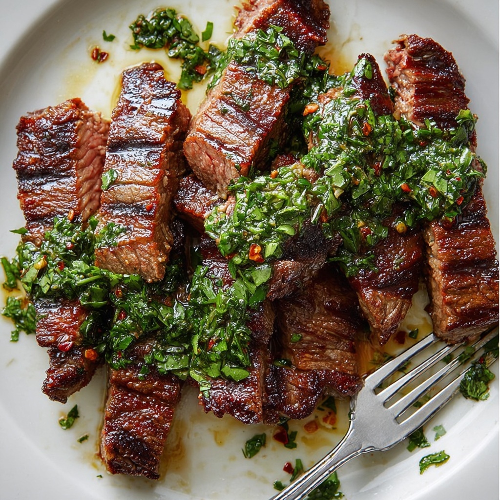 Brazilian BBQ Steak with Vinagrete Sauce Recipe - Recipe Image