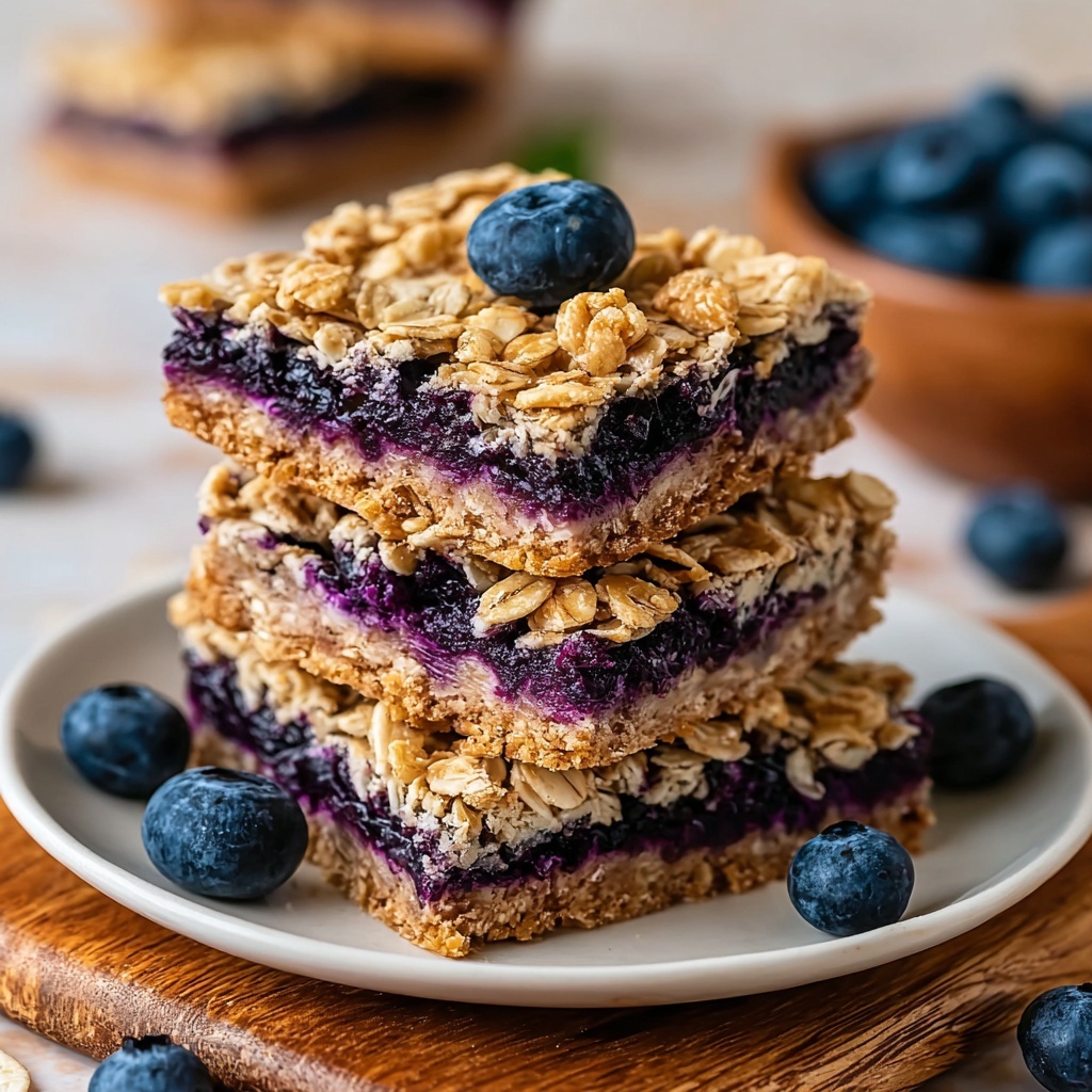 Blueberry Oatmeal Bars Recipe - Recipe Image