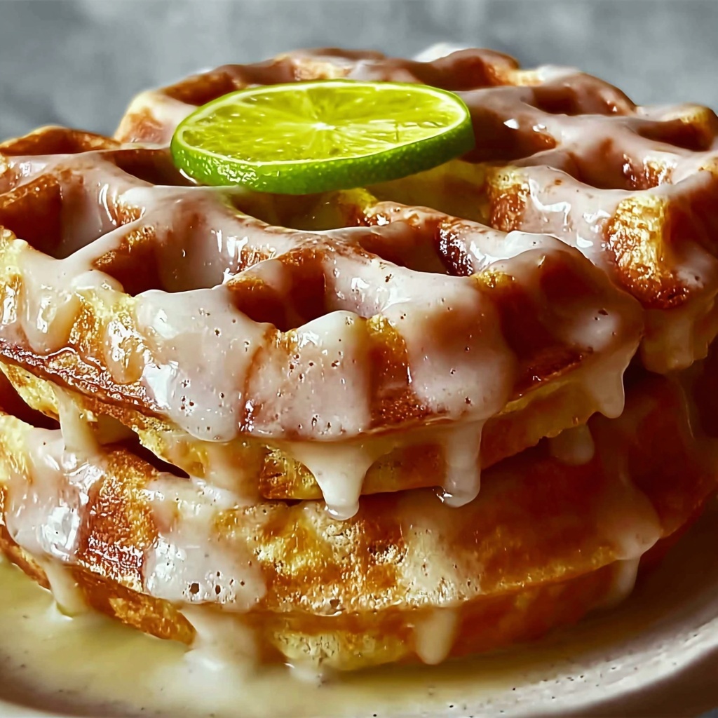 Irresistibly Easy Apple Fritter Waffle Donuts Recipe - Recipe Image