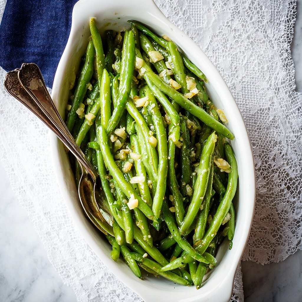 How To Cook Fresh Green Beans Recipe - Recipe Image