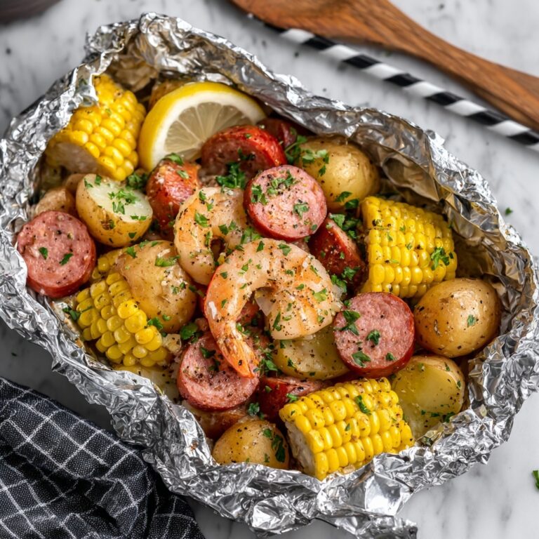 Shrimp Boil Foil Packets Recipe