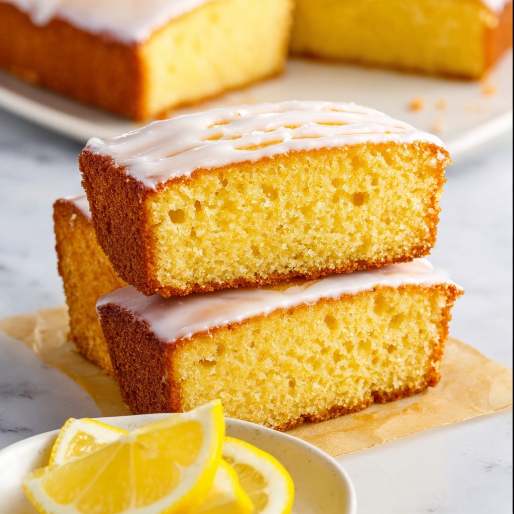 Glazed Lemon Loaf Cake Recipe - Recipe Image