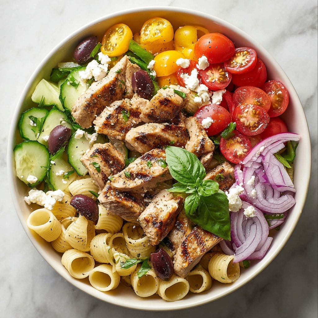 Healthy Chicken Pasta Salad Recipe - Recipe Image