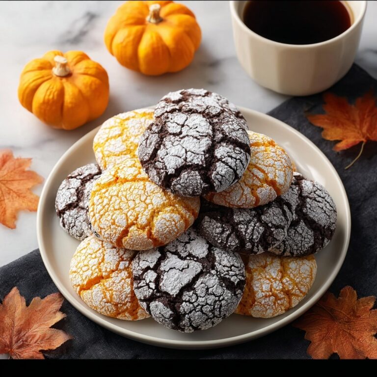 Halloween Crinkle Cookies Recipe