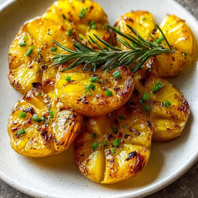 Honey Butter Smashed Potatoes Recipe