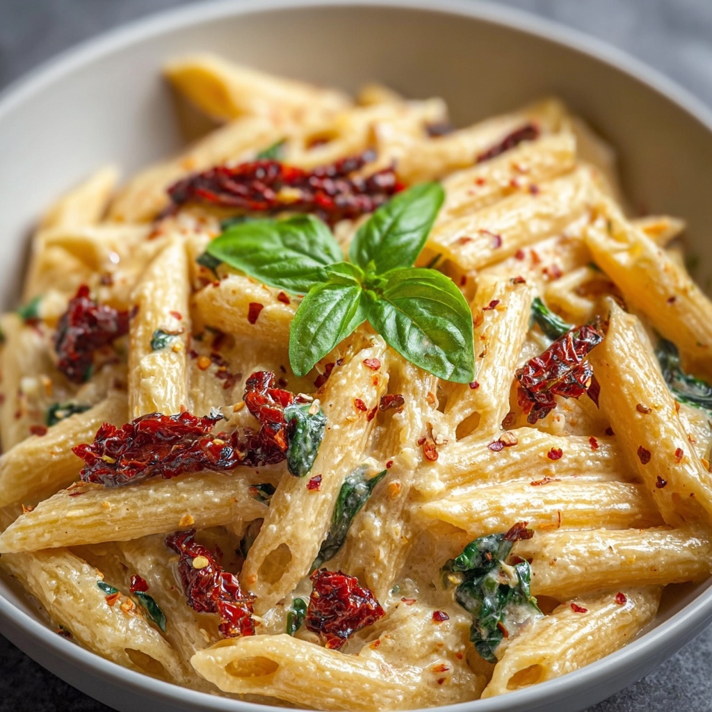 Creamy Sun-Dried Tomato Pasta Recipe - Recipe Image