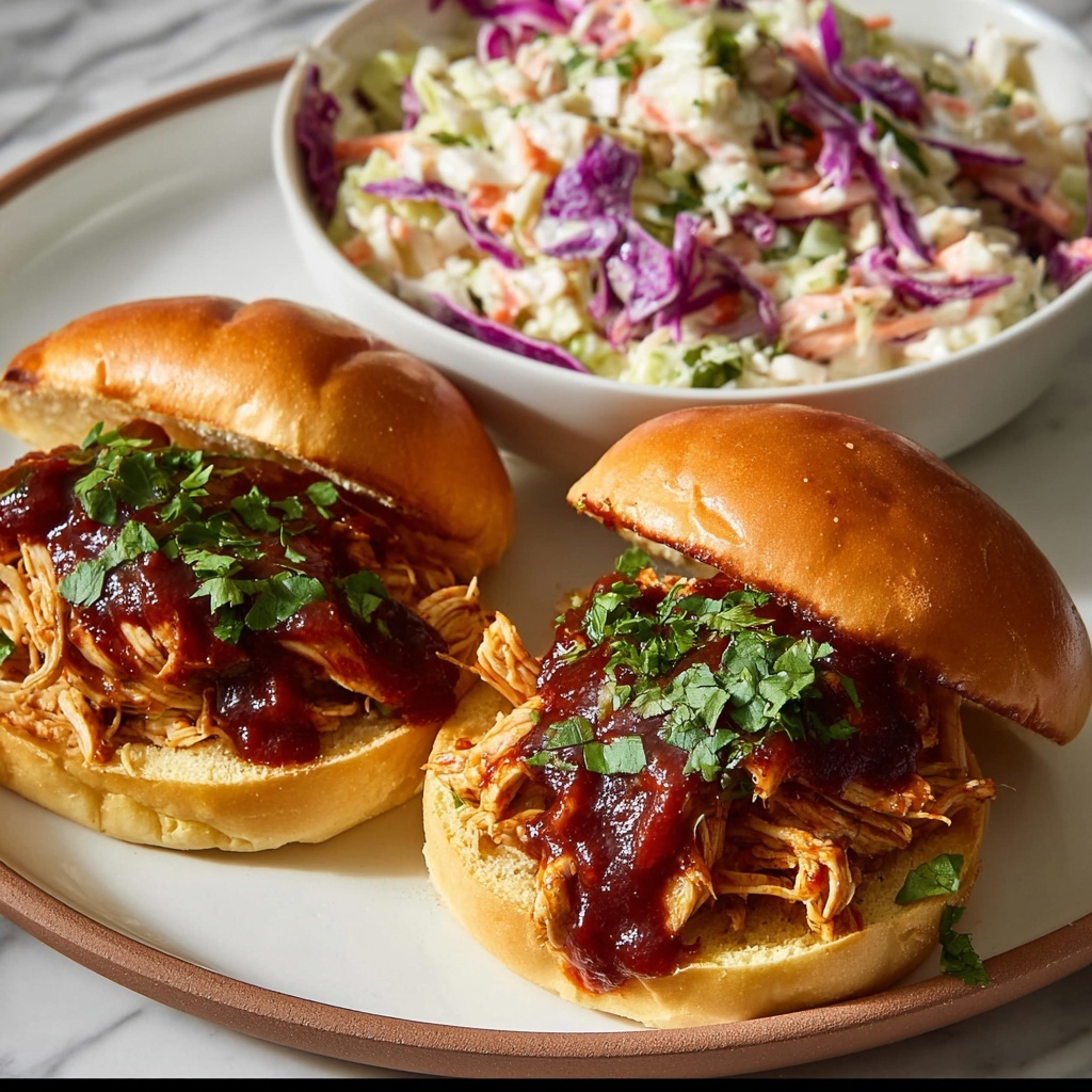 Slow Cooker BBQ Pulled Chicken Recipe - Recipe Image