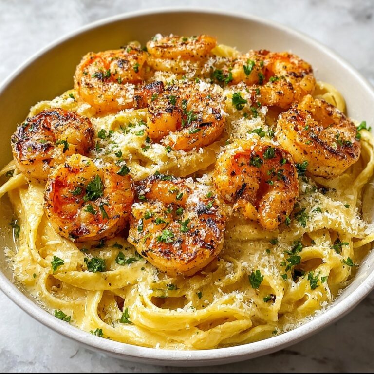Cajun Shrimp Alfredo Pasta Recipe
