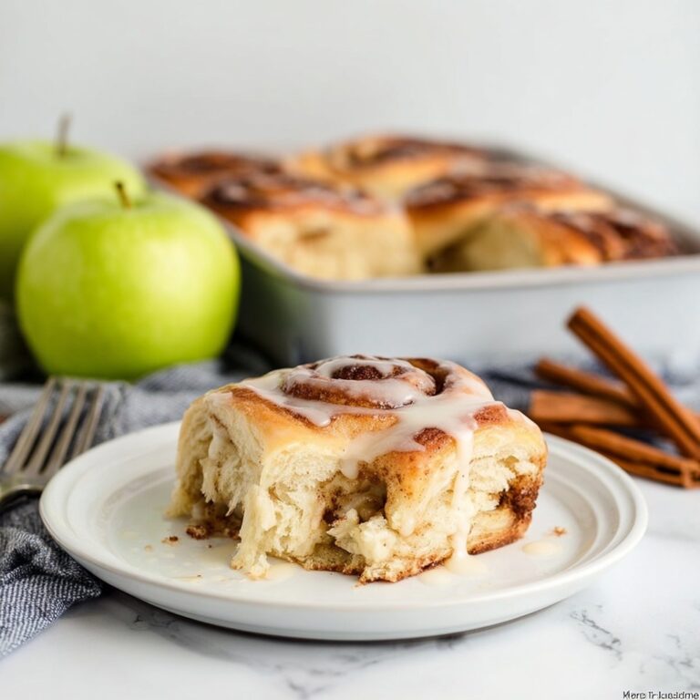 10-Minute Apple Cinnamon Rolls with Cream Cheese Icing Recipe