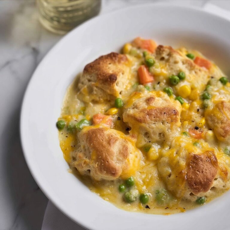 Chicken Pot Pie with Biscuits Recipe