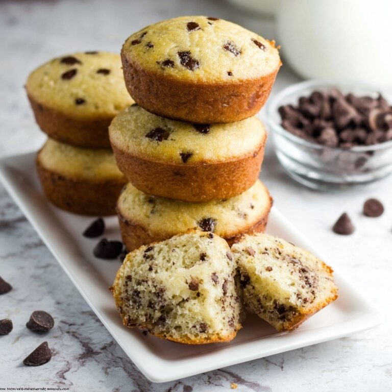 Chocolate Chip Banana Muffin Tops Recipe