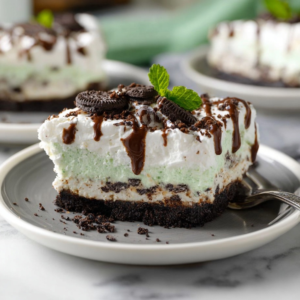 Mint Chocolate Chip Ice Cream Pie Recipe - Recipe Image