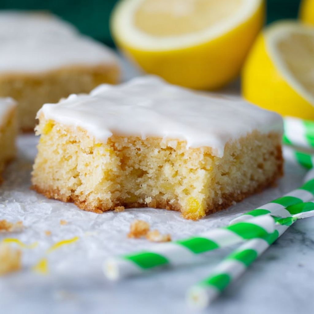 Lemon Cookie Bars Recipe - Recipe Image
