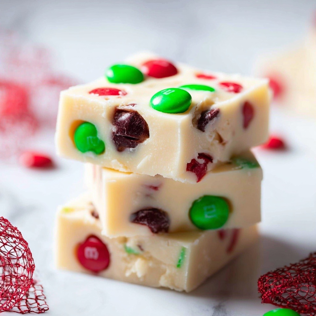 White Chocolate Christmas Fudge Recipe - Recipe Image