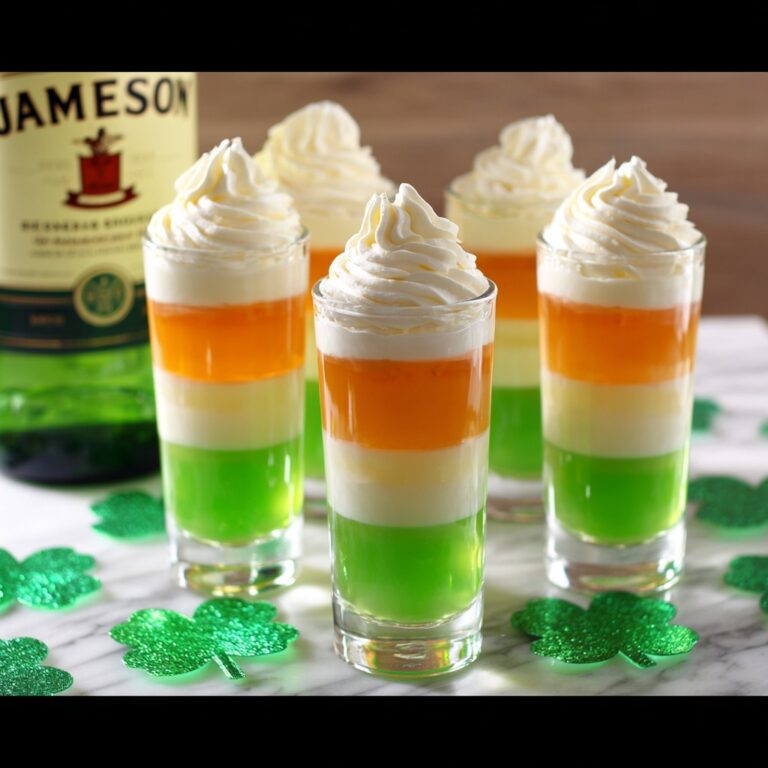 Irish Flag Jello Shots Recipe
