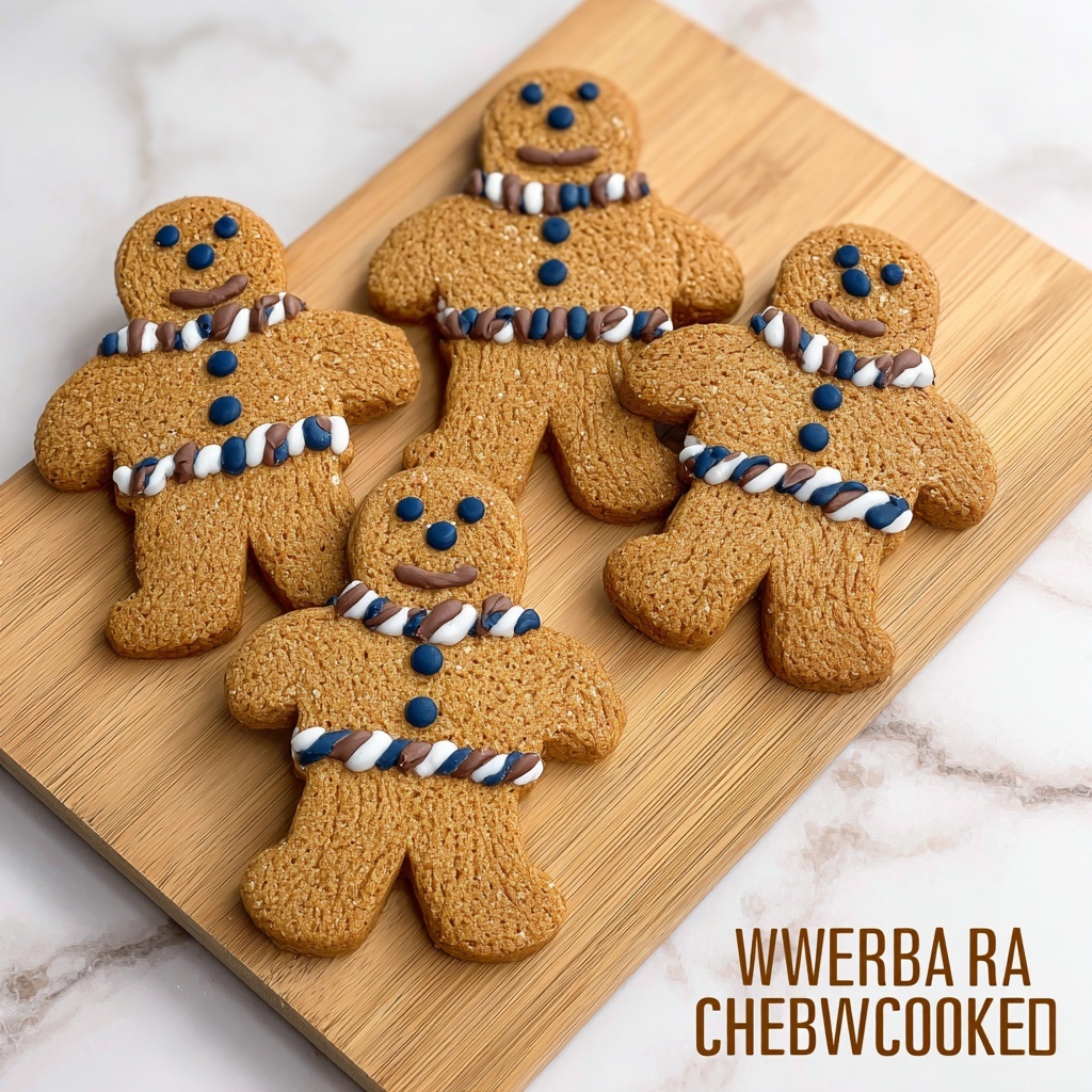 Chewbacca Gingerbread Cookies Recipe - Recipe Image