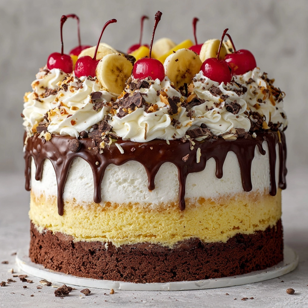 Banana Split Cake Recipe - Recipe Image